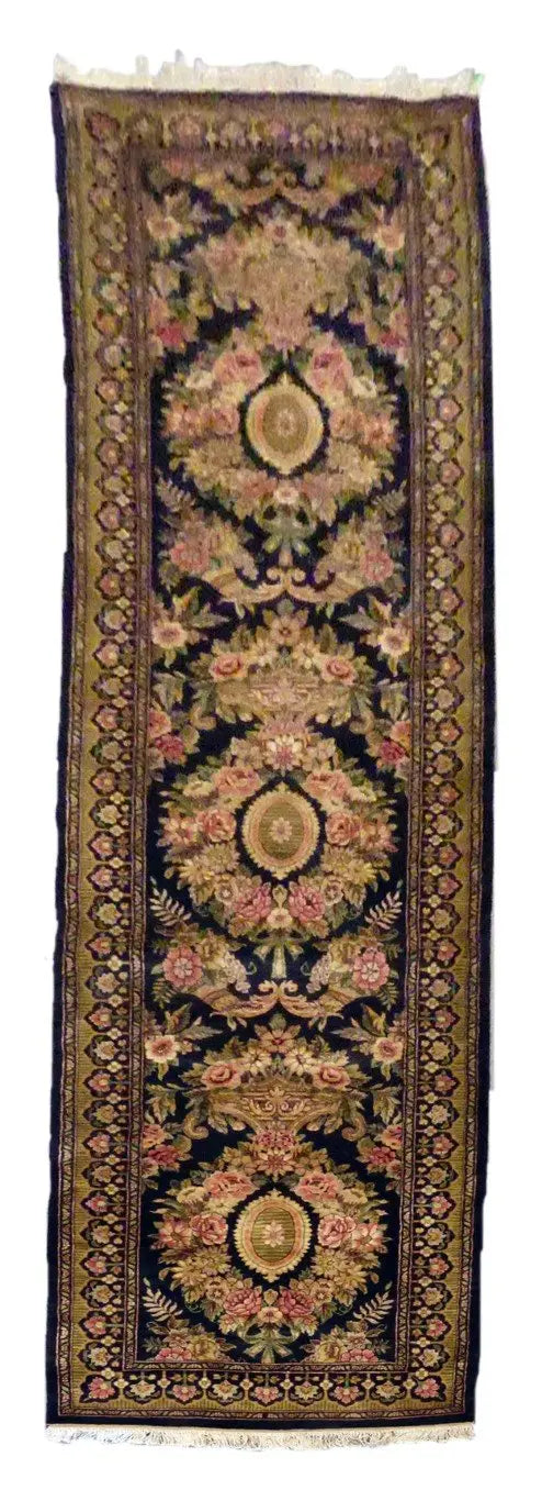 One Of The Kind Pakistani Hand-Knotted Rug 12'6 x 2'0